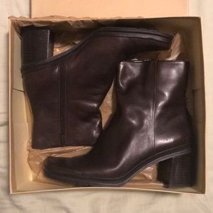 Enzo Anglionlini Dark Brown Leather Bootie
